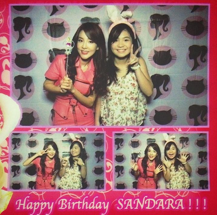 Bebe Shar with Sandara Park. Belated happy birthday ate Dara!    