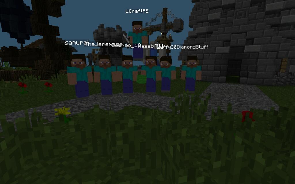 paulpsn_'s tweet photo. @DowNeo_13 @TheJeremaze @diamondstuffpe @Luffy30_MCPE @DiabloLucas Screen de groupe sur #BuildFR ! ❤💙💚 http://t.co/tCmUU80CbN