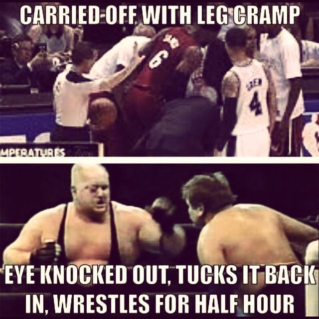 Funny Wrestling (or MMA) pictures - Page 11 B2RfQsRCMAAvpY8