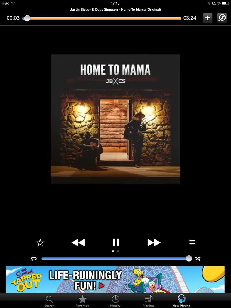 jdbbestmusicx's tweet photo. GUYS IM DYING WTF THATS SO FREAKING GOOD IM IN TEARS #HomeToMamaJBXCS #HomeToMama @justinbieber @CodySimpson http://t.co/cdeRnQDBUa