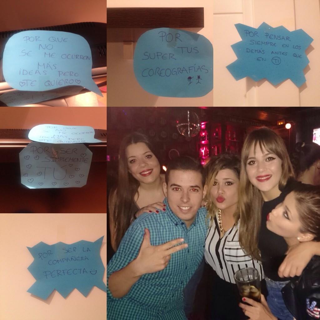 DelCarmen13og's tweet photo. Muchísimas gracias por la sorpresa, no tengo palabras. Os quiero muchísimo. http://t.co/ZBDejBBPDd