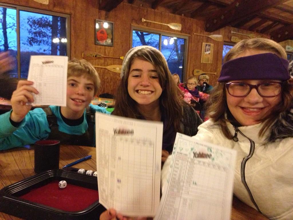 beckysteele's tweet photo. Teaching these cool kids to play Yahtzee during electives. #factfluencyfun #burrrcamp http://t.co/MxIz7sucTB