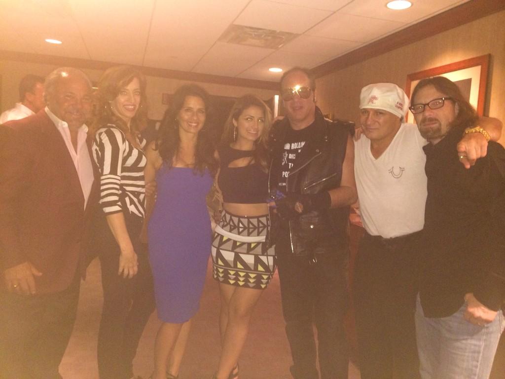 Back stage with Andrew Dice Clay and Bo Dietl. You go <a href="/TheRealDiceClay/">Andrew Dice Clay</a> !