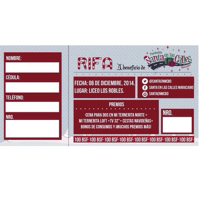 SantaenMCBO's tweet photo. Duendes ya se encuentran disponibles nuestras rifas, colabora, y  participa por grandiosos premios. Corre la voz! http://t.co/UyFVcIkDaJ