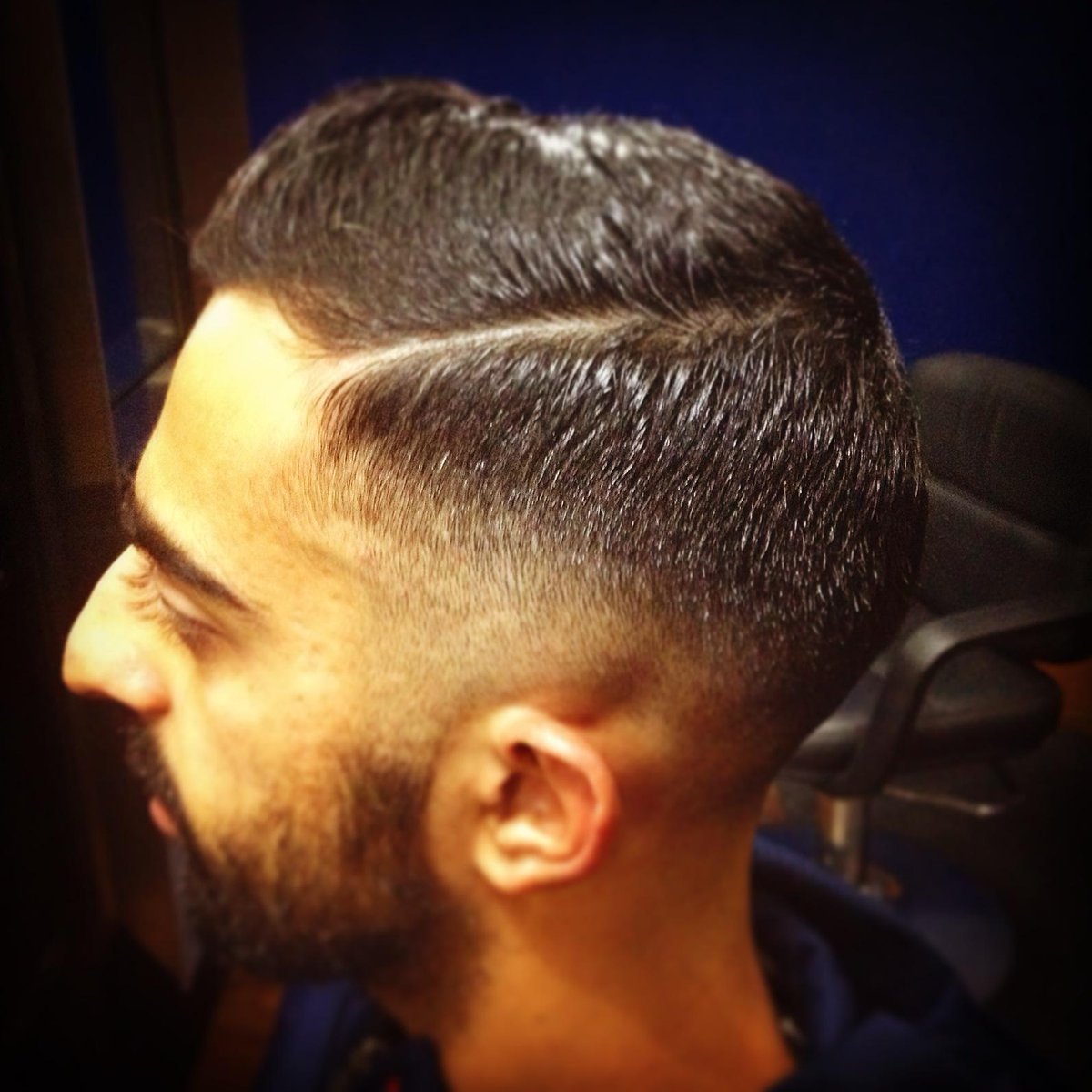 Imale Salon For Men On Twitter Check Out This Baldfade With A Deeppart By One Of Our Stylist Fatima Book Now Before The Holiday Rush Http T Co B35ydx9sx2