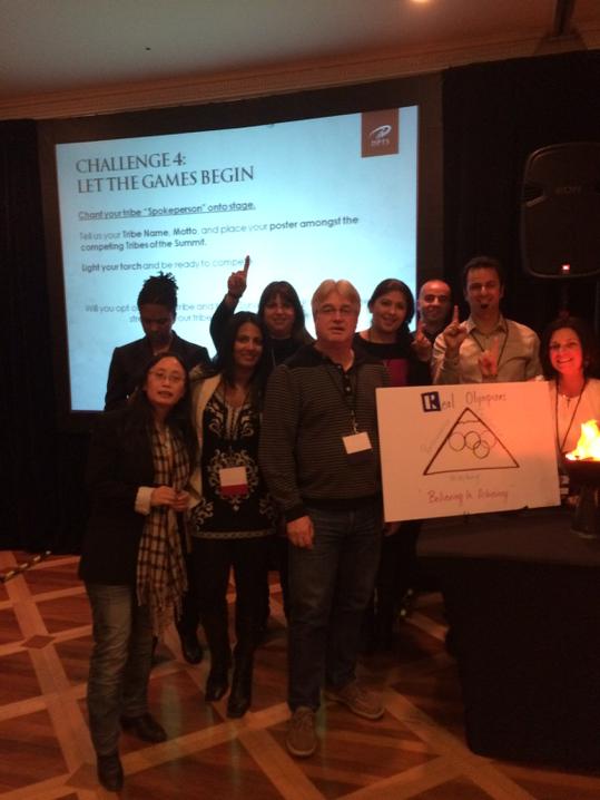 OultonDave's tweet image. #DPTSsummit team real Olympians team photo