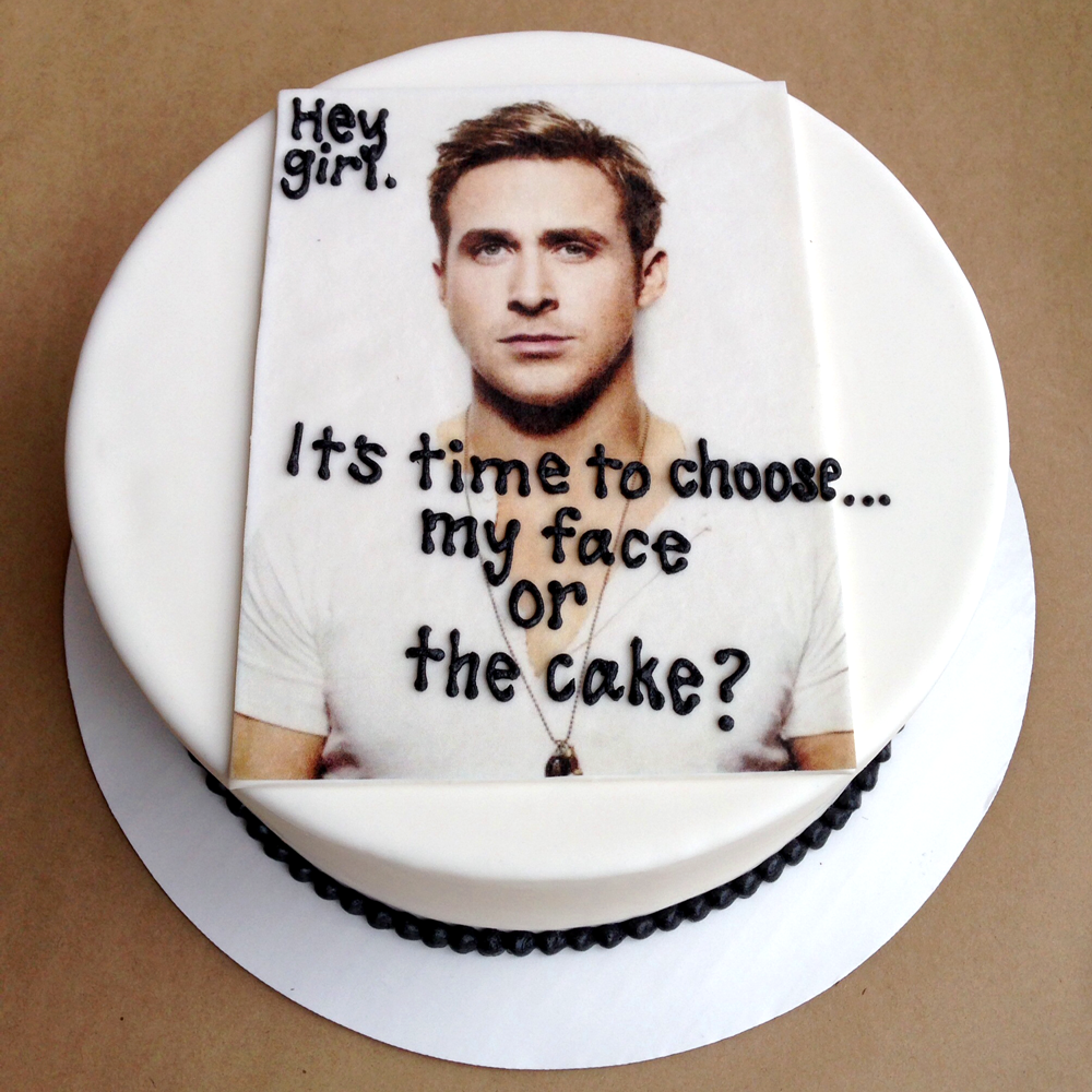 ryan gosling birthday cake