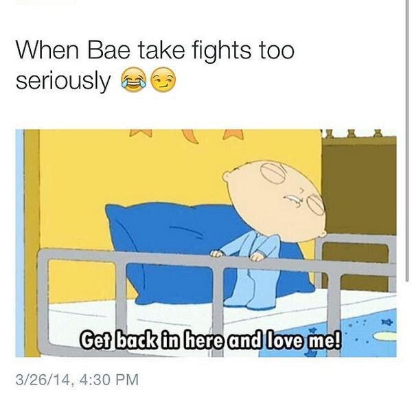 iadorewomen_'s tweet photo. When bae take fights too seriously 😂😏 http://t.co/KObdBjVMvs