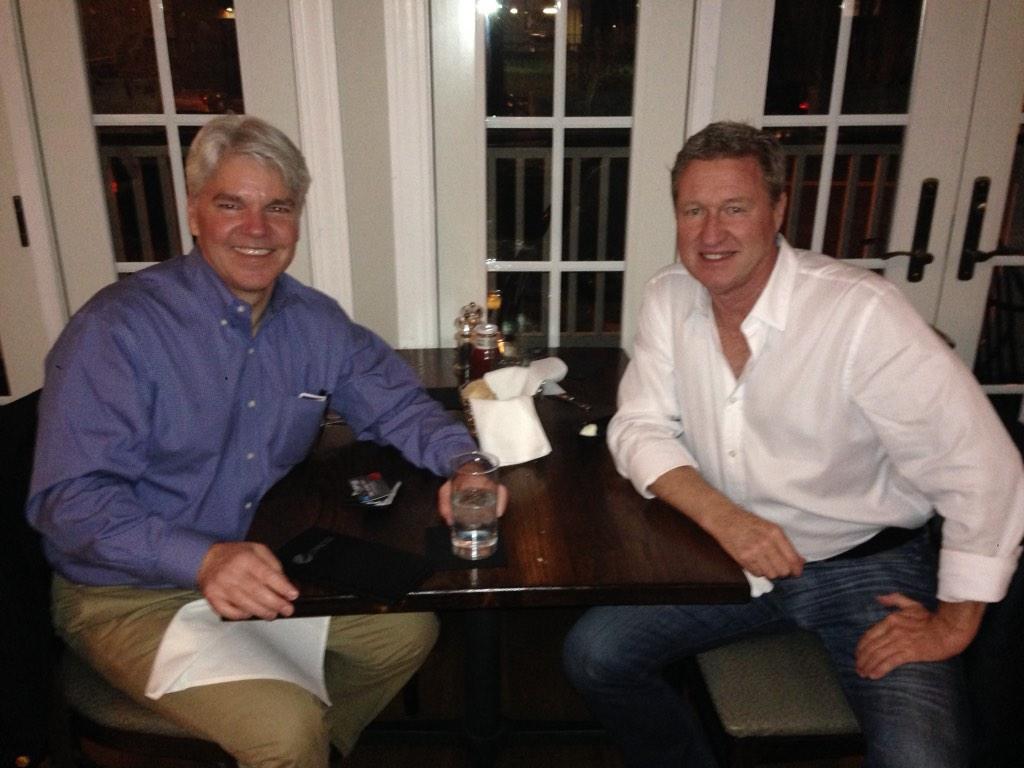 davidkain01's tweet photo. Post Event wind down w/ @AllanCooper at Nick Ryan's. #KADS2014 Missing you @Cliff_Banks @Toddlearsmith http://t.co/GKsoVP2FS1