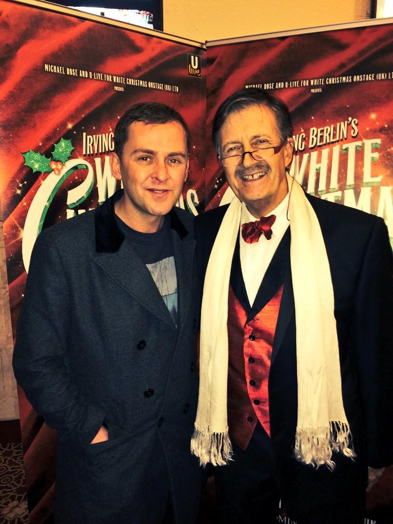 Great Scott Look who I bumped into @opening night 4 fantastically festive &amp; heart warming production White Christmas