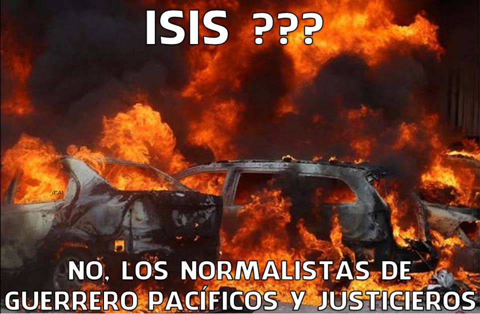 PARA NO VARIAR, LOS AYOTZILIEBERS NUEVAMENTE HICIERON DE LAS SUYAS EN CHILPANCINGO Y OTRAS LOCALIDADES.