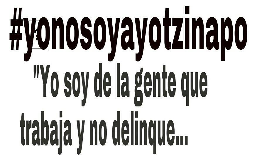No se porque tanto drama por 43 delincuentes..  #Muertealcomunismo #YoNOSoyAyotzinapa