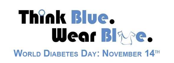 El viernes todos de azul ☝️💙 #GoBlueForDiabetes