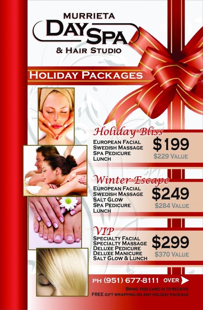 Re-tweet this picture to get a chance to win our ' Holiday Bliss Package!' #murrietadayspa #christmas #holidaybliss
