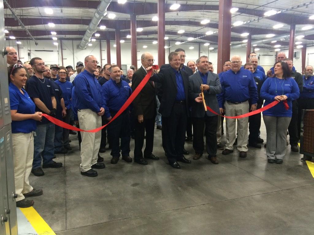 MidMichDevCo's tweet photo. We had a great time celebrating the new addition with Dayco and @MtPChamber this morning http://t.co/z1pLWkkhhE