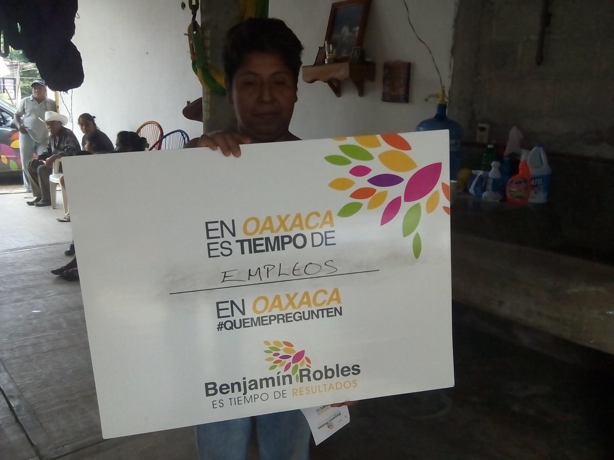 EsTiempoDOaxaca's tweet photo. #EnOaxacaEsTiempoDe Empleos  #QueMePregunten San Jose Chiltepec @BenjaminRoblesM @GobOax @pavelrlopez http://t.co/JNmpti0cRX
