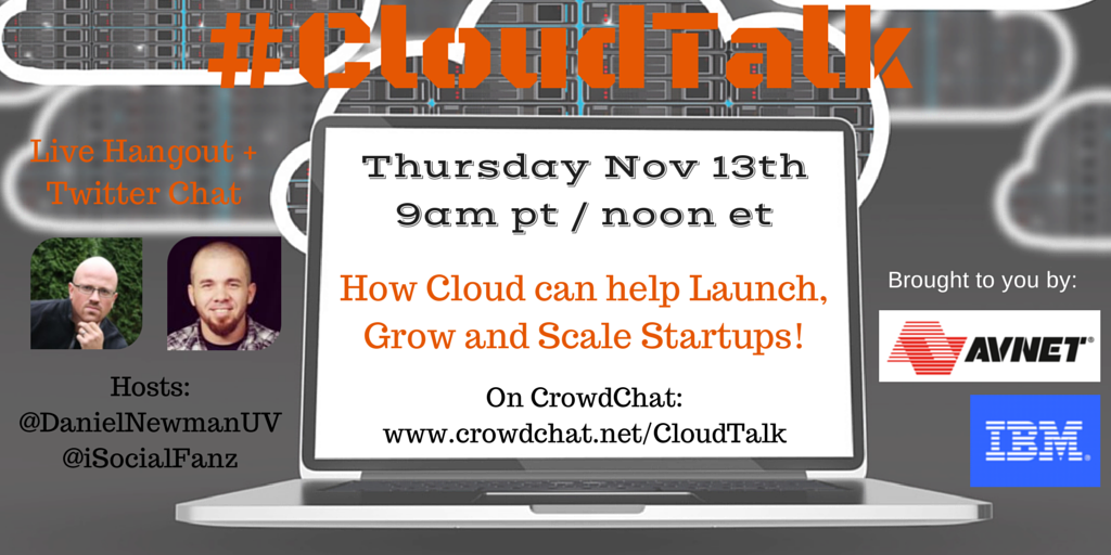 iSocialFanz's tweet image. Back to Back Chat Events Thursday: Noon ET #CloudTalk &amp;amp; 1pm ET #SocBizChat -- Join us for both on #CrowdChat