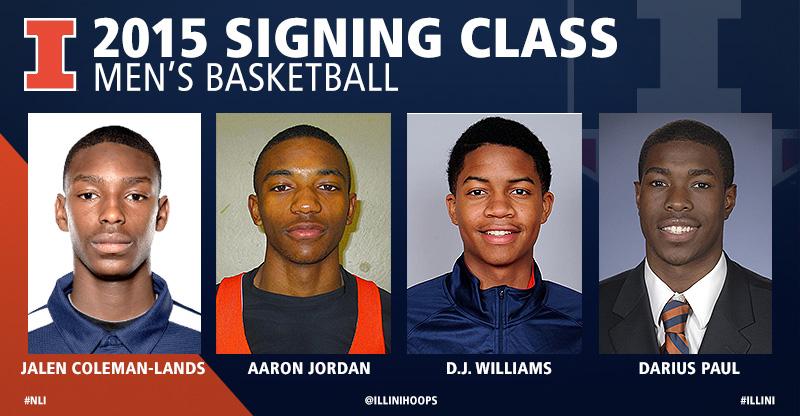 Illini_Hoops's tweet photo. RT @IlliniHoops: Welcome to #Illini family Jalen, Aaron, D.J. &amp; Darius!  http://t.co/N1ZfeAgE3H