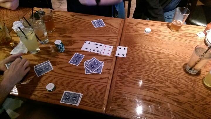 BSidesDE's tweet photo. At #PhillySec we're playing poker for #BSidesDE @Inerail @Java_Pup coffee tokens http://t.co/ARjru6BP7a
