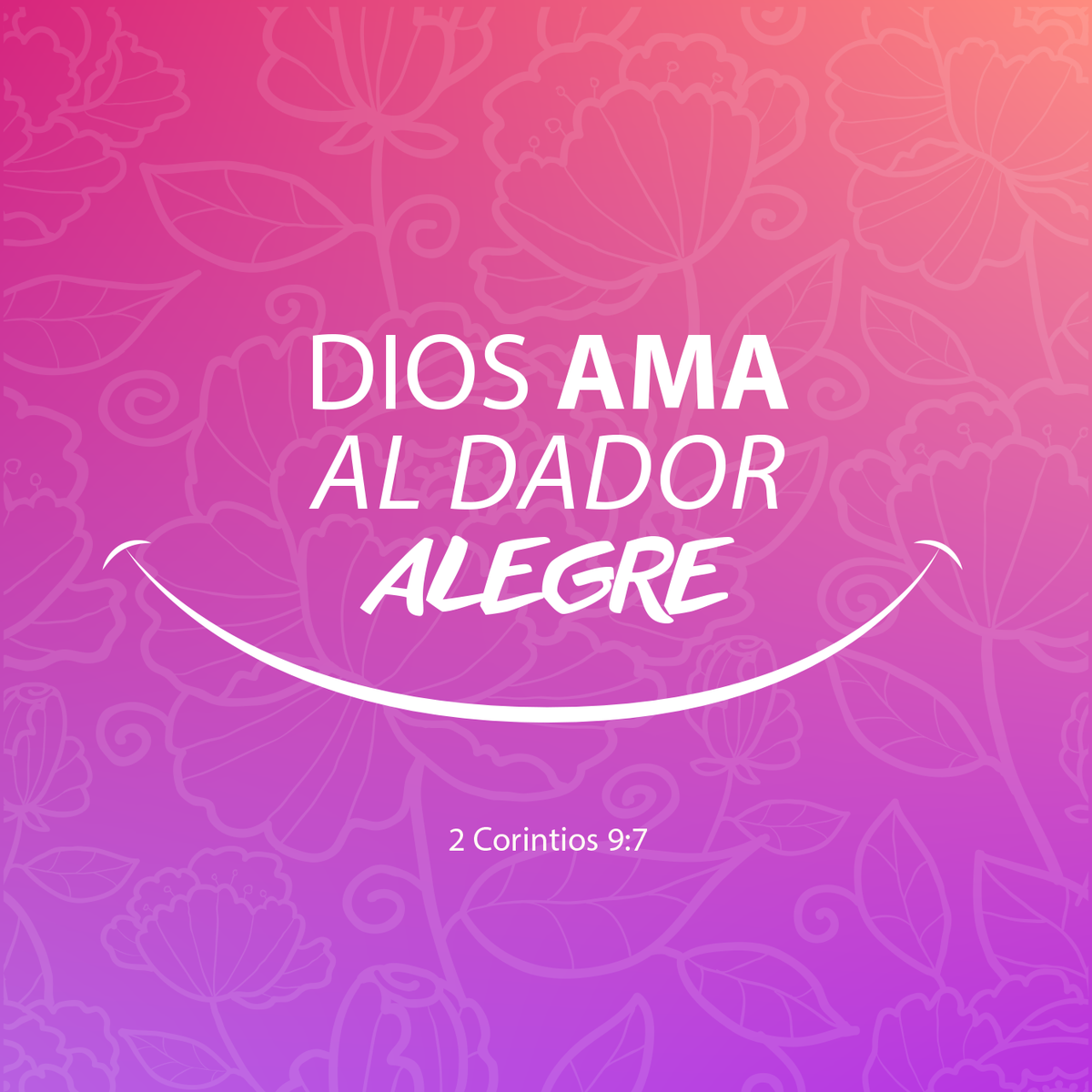 PSoniaLuna's tweet photo. "Dios ama al dador alegre" 2 de Corintios 9:7 http://t.co/2STGTrgLjQ