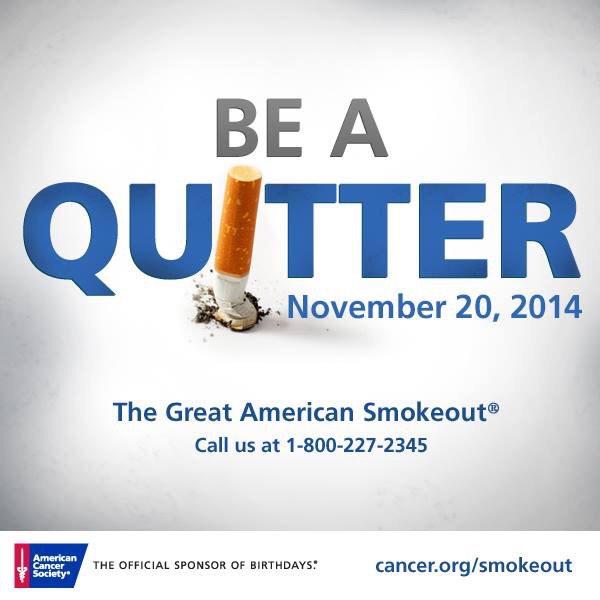 RelayForLifeLou's tweet photo. Be a quitter #GASO http://t.co/neg6y2Zmxc