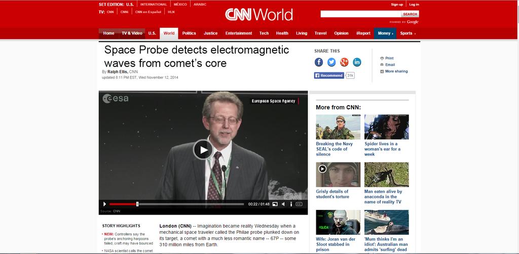 msm_Message's tweet photo. BREAKING: COMET #PROBE MAY HAVE DISCOVERED ANOTHER PROBE. STILL DEVELOPING STAY TUNED #probeonprobe? http://t.co/JVOXKL66pO