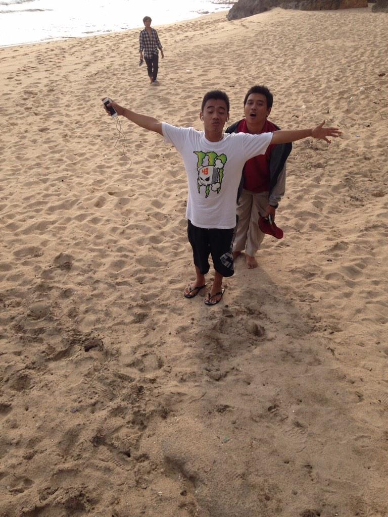 Menikmati suasana 😂😎🙏