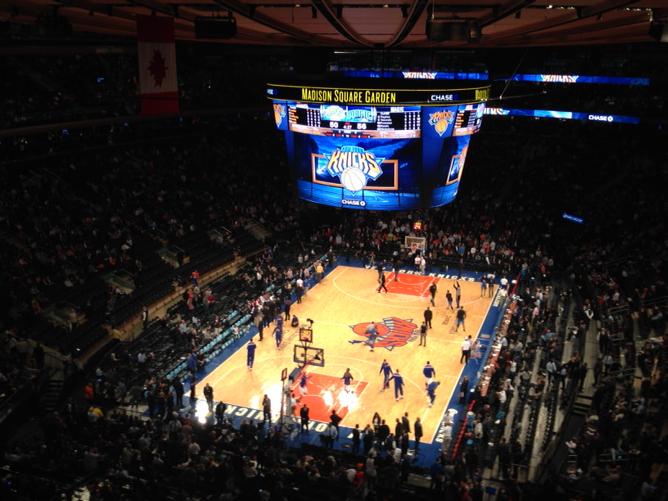 jeffkeplar's tweet photo. @MSG for Knicks game http://t.co/S0ifV5tmxb