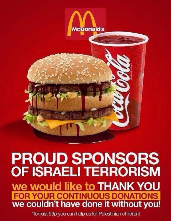 latinopalestino's tweet photo. Lo menos q puedes hacer por #palestina es #BoycottIsrael no comemos y tomamos venenos #FreePalestine #palestinalibre http://t.co/v6ThAU4RmX