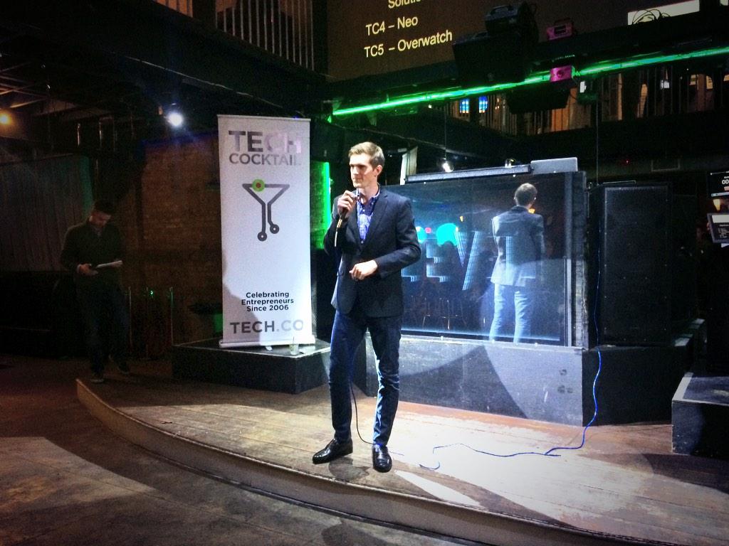cdotsmedia's tweet photo. .@JoshNLR of @OverwatchApp makes gaming real. #techCocktailAR #ARidea #ARStartupWeek cc: @TechCocktail http://t.co/kxH7q4JDaF
