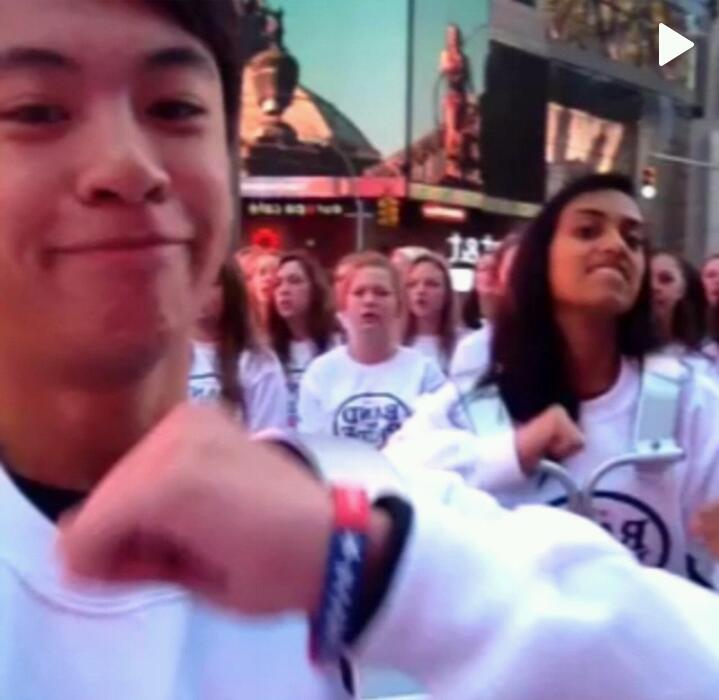 _Sucharita's tweet photo. Best section ever #tenorline #nycband2014 http://t.co/gApXGnmGGd