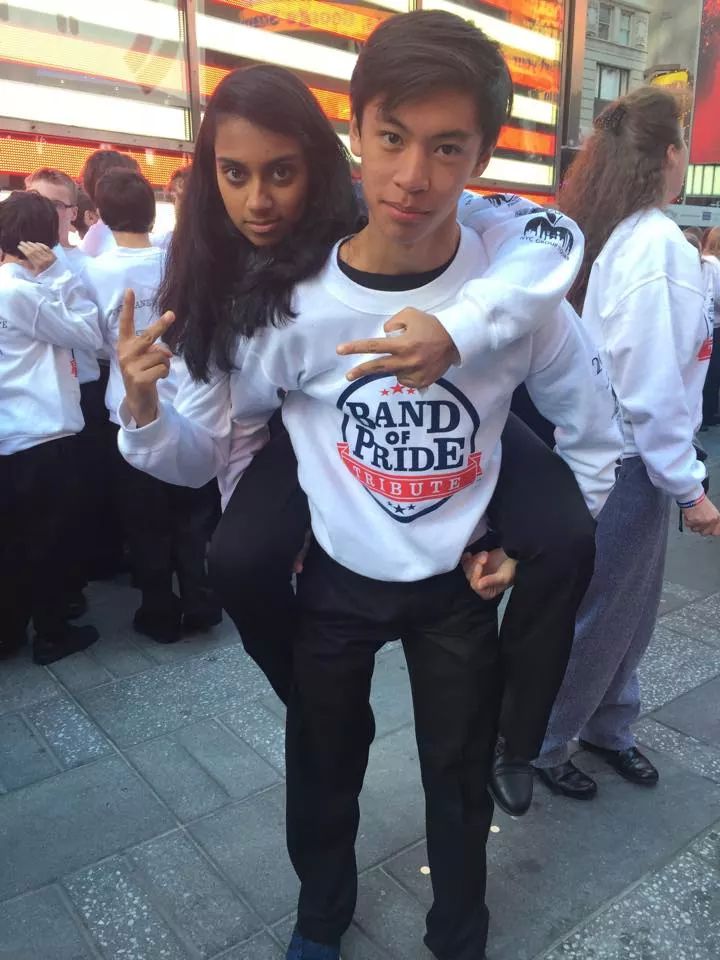_Sucharita's tweet photo. Best section ever #tenorline #nycband2014 http://t.co/gApXGnmGGd