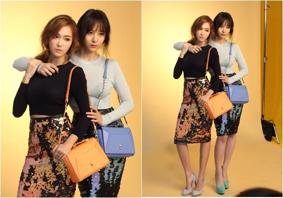 [BTS] 141113 Krystal &amp; Jessica for Lapalette fashion.chosun.com/site/data/html…