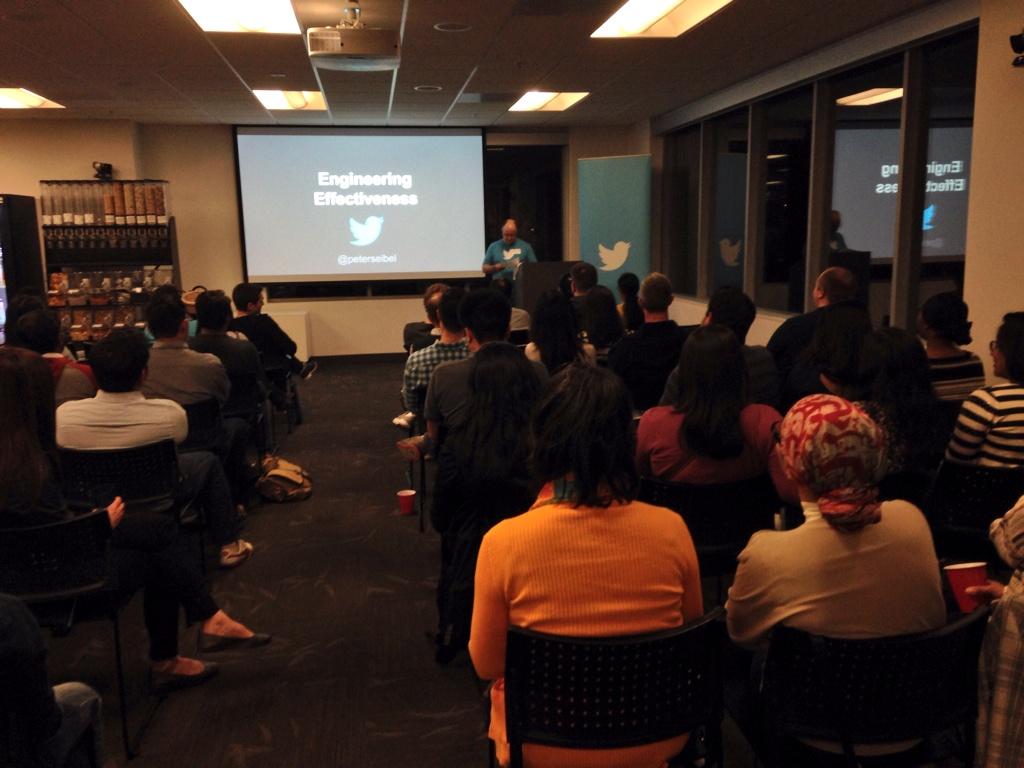 kellyshalk's tweet photo. .@peterseibel kicking things off. #jointheflock #EffectiveEng http://t.co/7Exxp5mYCt