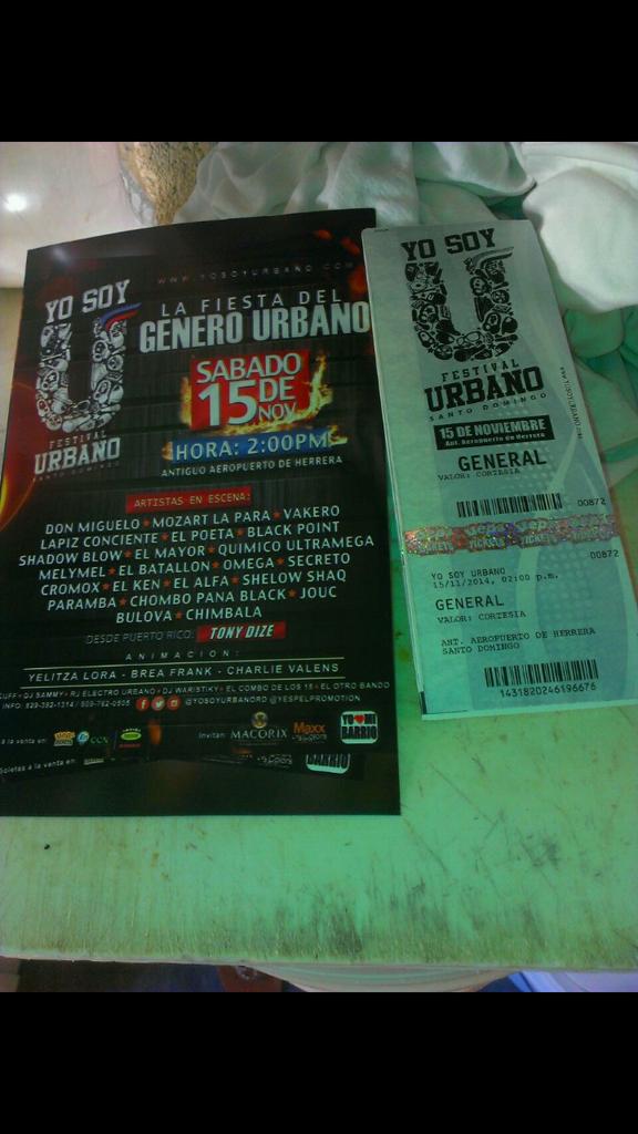 - Keloke ;; Tengo Boleta Pal  #FestivalUrbano' Ya Tu Sabe No Te Quedes' Las Tengo Barata!Tirame Julle! 809-941-8044
