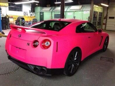 GorgeousCarPorn's tweet photo. Pink Nissan GTR 😍 http://t.co/Rh8mADXzCl