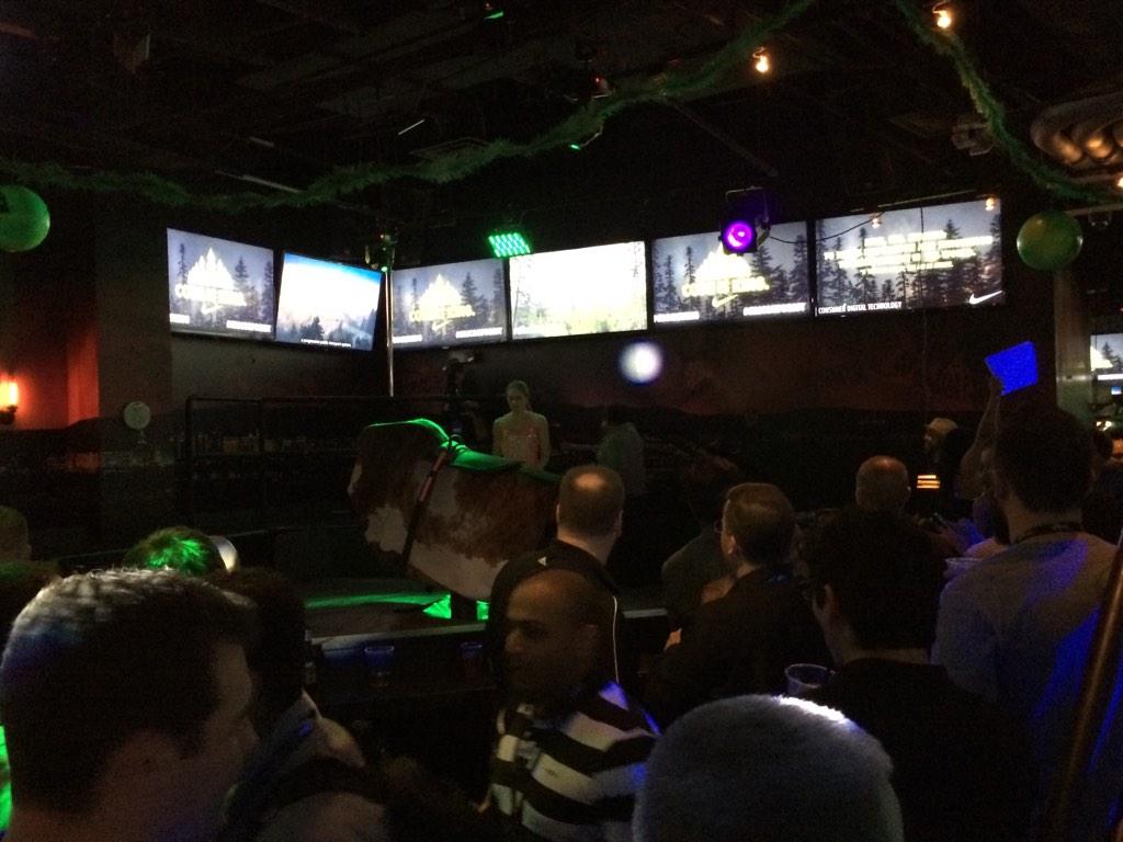 whiskeyseven's tweet image. Nike can throw a party #siliconforest #codeisking #AWSreInvent