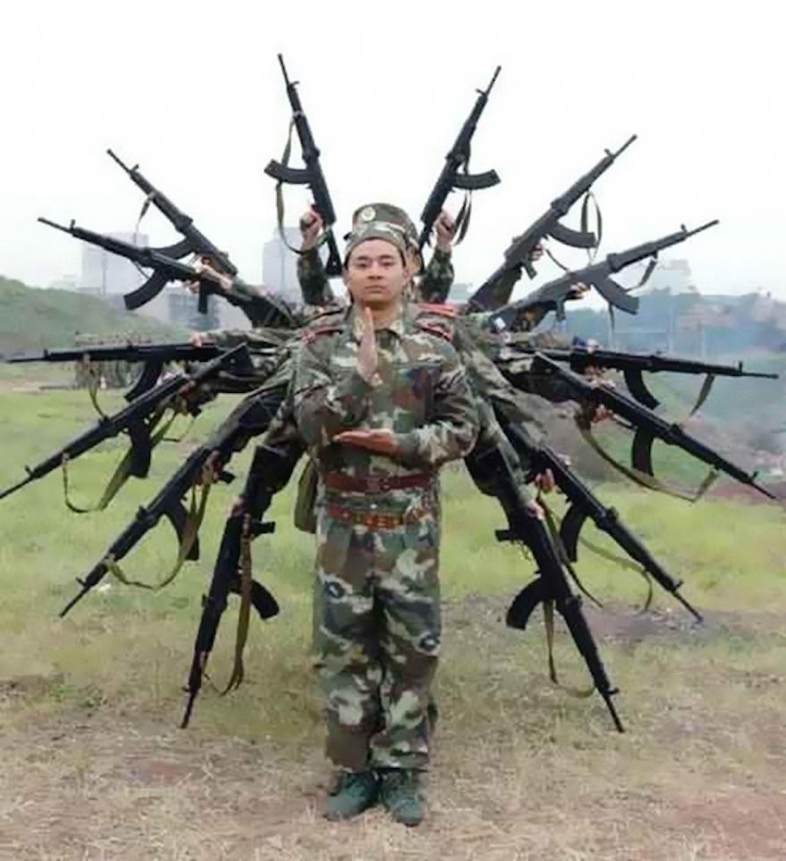 MIAMEMES's tweet photo. @MIAuniverse #doublebubble #muse #mia #goddessofwords #dbt #1984isnow #military #guns #hindu #gods #reputation http://t.co/YNLETMn7Np