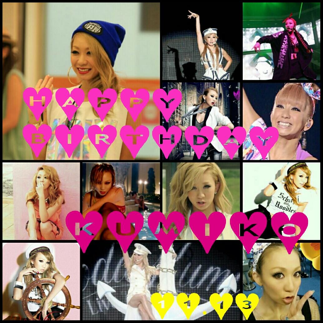  KUMI KODA  Happy birthday 32th                                                                   