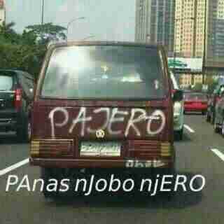 ariewahyudi11's tweet image. @TonightShow_NET mobil asli Indonesia  #HDITonightShow PAJERO (PAnas nJobo njERO)