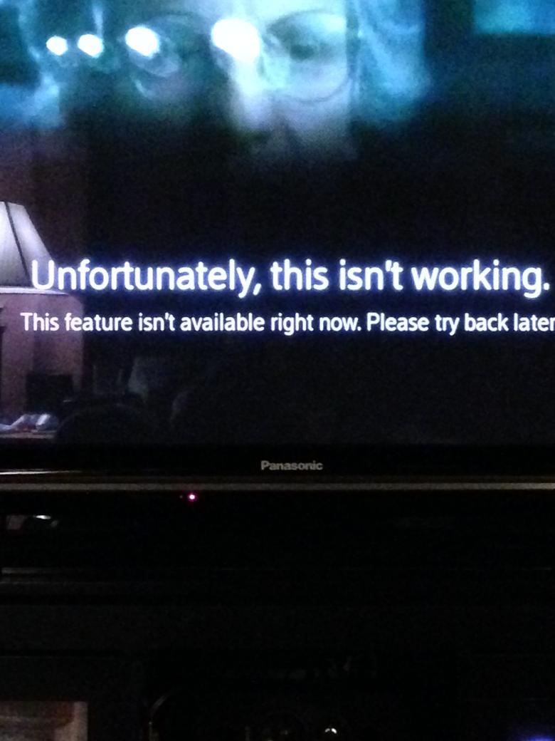 KrisShifler's tweet photo. New provider, same shit. Does any TV company make a product that actually works? @directv @comcast http://t.co/qX2ChuKy88