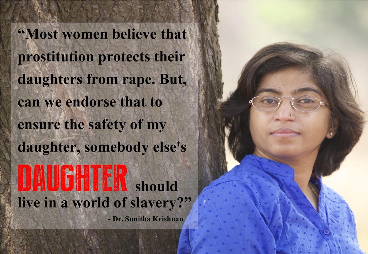 #drsunithakrishnan against #legalizingprostitution