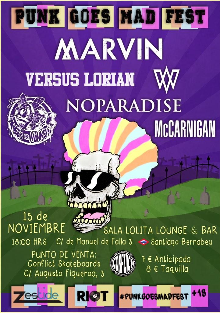 Zestide's tweet photo. El mejor festival de punk rock de bandas españolas es este sábado ! #punkGoesMadFest 
Vamos a darlo todo!!!! http://t.co/TmnpVrfUTH