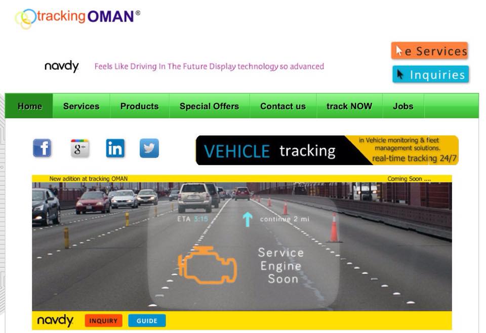 trackoman's tweet photo. http://t.co/91Ta809BuB

Advanced technology based vehicle tracking solutions at tracking OMAN. http://t.co/VTZHnhucF3