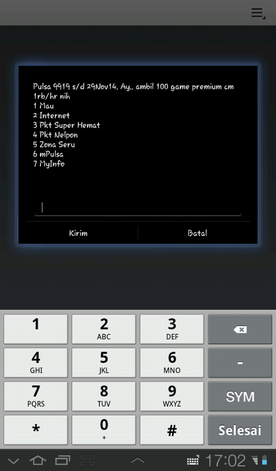 audyemanz's tweet photo. sisa pulsa setelah bagi2 pulsa.. Hikz.. @XL123 #GakRibet http://t.co/FxxqaCsSqA