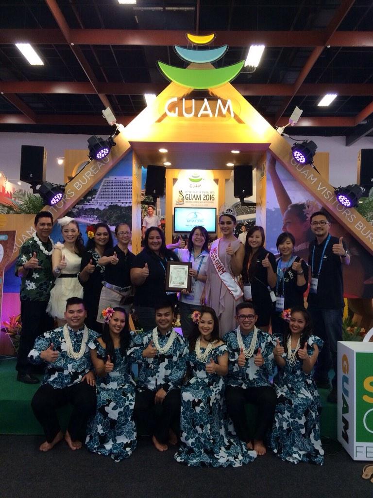 justjosh2000's tweet photo. #Guam won the Best Booth Performance Award at #ITF2014 in Taipei this week. So awesome! http://t.co/7jLNh9XMWb