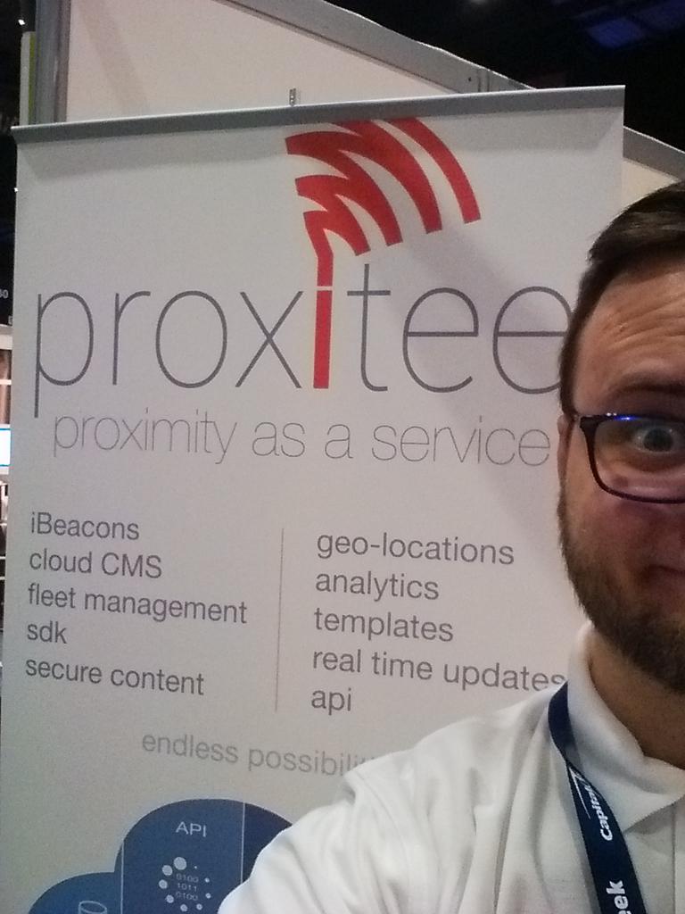 nathanjslattery's tweet photo. GO see @proxitee in stand #255b at #AppsWorld2014 #London #iBeacon #apps #mobile #cloud #mapping #API http://t.co/kCg9RPxOc6