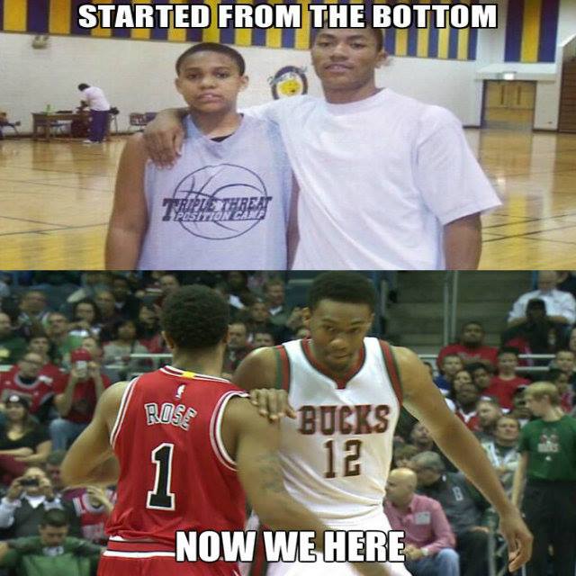 NBAMemeTeam's tweet photo. Chicago's hometown heroes http://t.co/zEYe9xn2KK