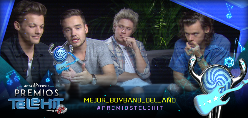 telehit_musica's tweet photo. Ustedes votaron y los ganadores a ''Boy band del año'' son @onedirection! ¡Felicidades! #PremiosTelehit http://t.co/iA980EzsX3