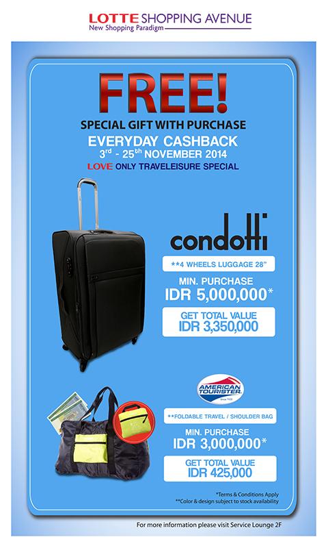 condotti luggage blue